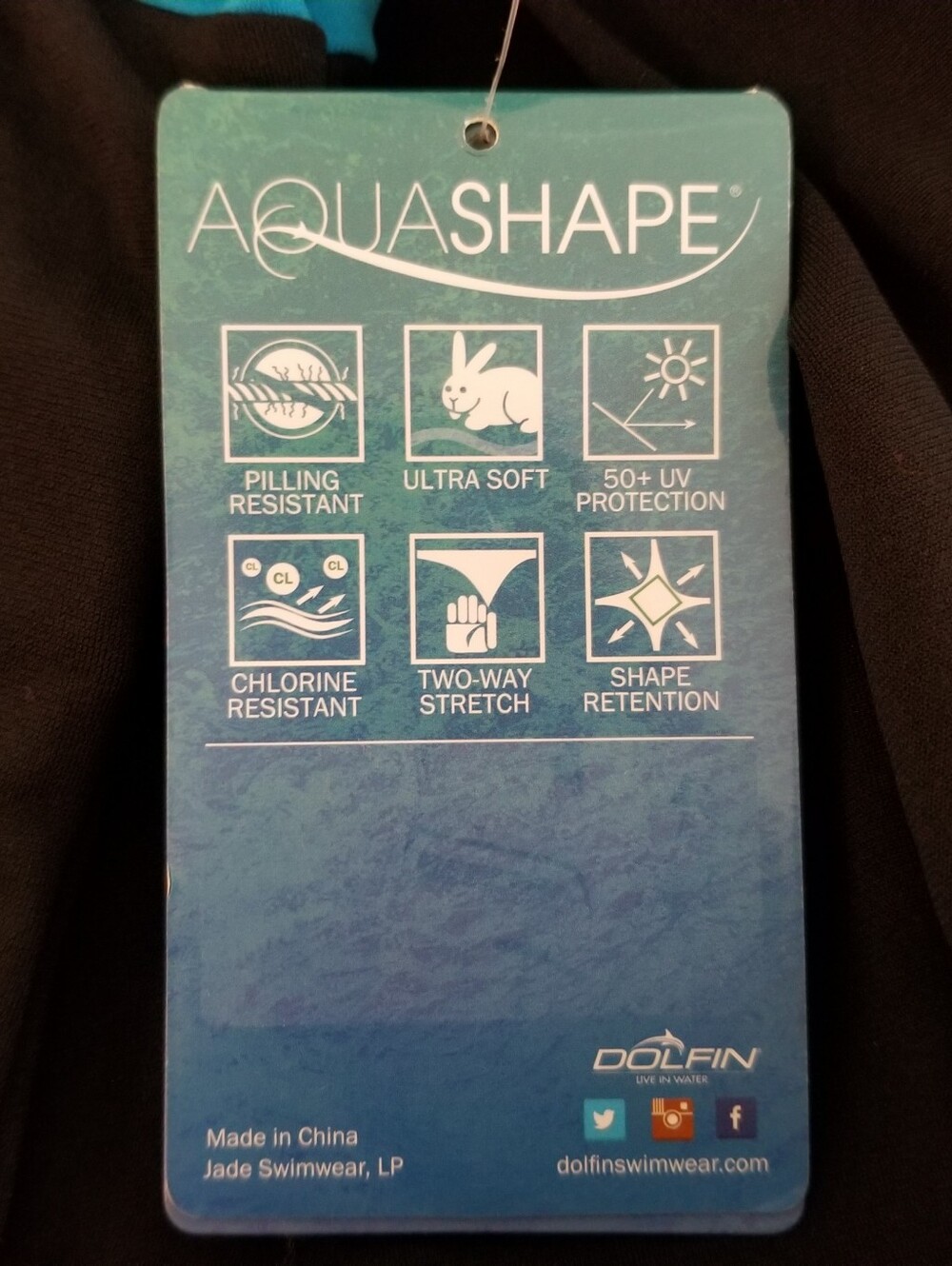 Dolphin Aquashape Aquatard One Piece Swimsuit UPF 50 Size 12 NWT - Picture 4 of 6